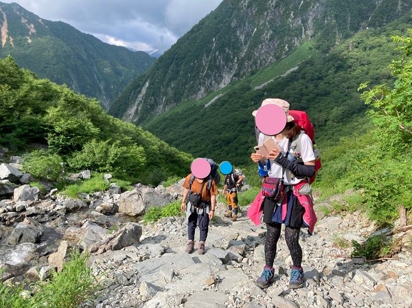 涸沢カールの登山イベントの社会人サークルヤマトモ