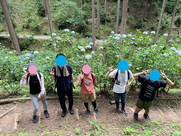 太平山の登山イベントの社会人サークルヤマトモ