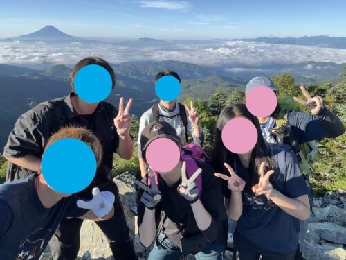 山梨の登山サークルの社会人サークルヤマトモ