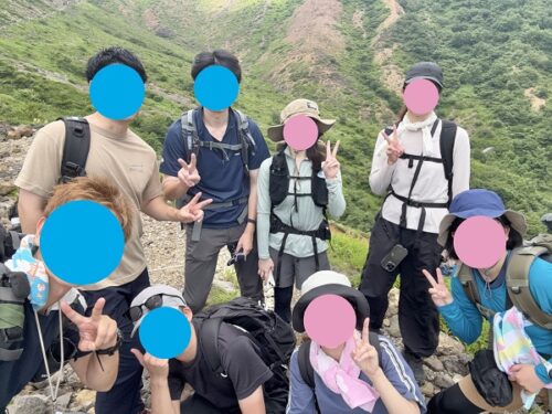 那須岳の登山イベントの社会人サークルヤマトモ