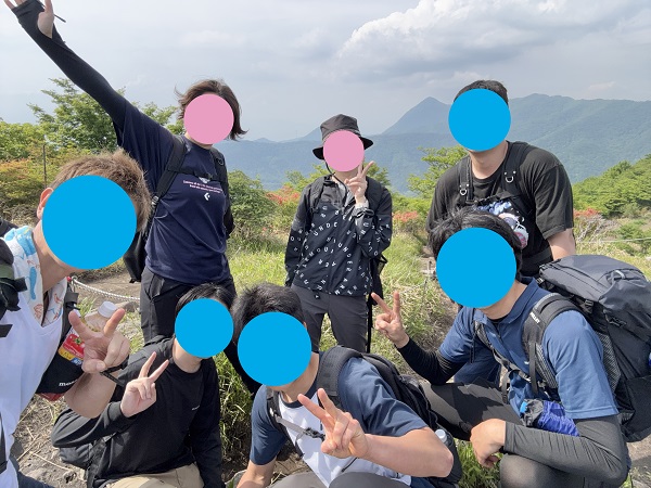 赤城山の登山イベントの社会人サークルヤマトモ