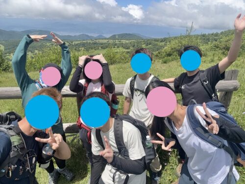 四阿山の登山イベントの社会人サークルヤマトモ